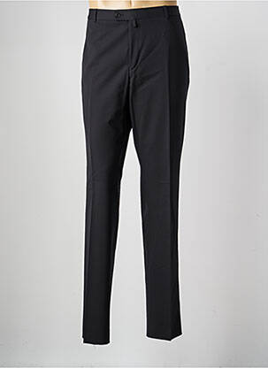 Pantalon droit taille à pinces taille normale noir SAINT HILAIRE homme
