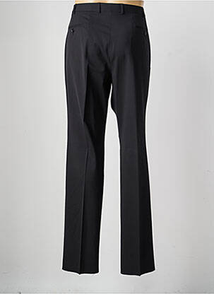 Pantalon droit taille à pinces taille normale noir SAINT HILAIRE homme