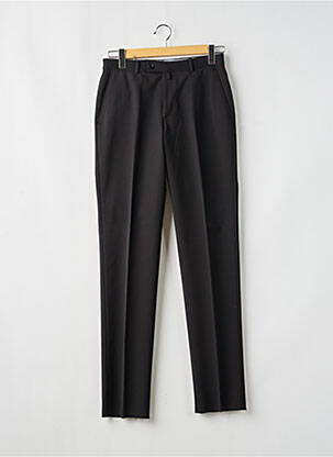 Pantalon droit tissage popeline taille normale noir SAINT HILAIRE homme