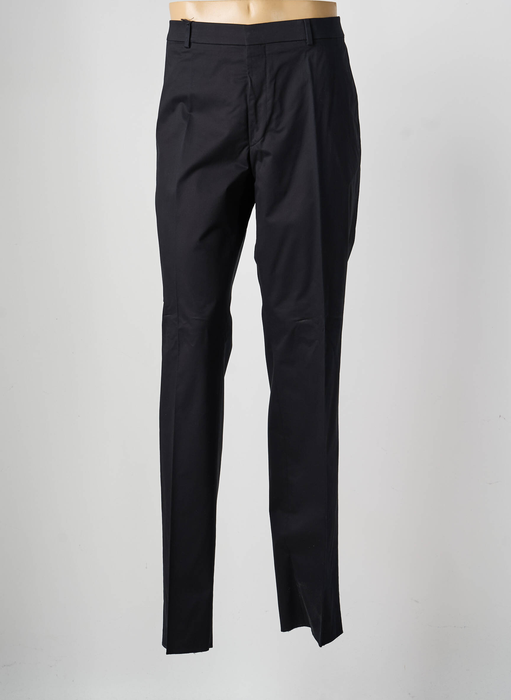 Pantalon droit tissage popeline taille normale noir SAINT HILAIRE homme