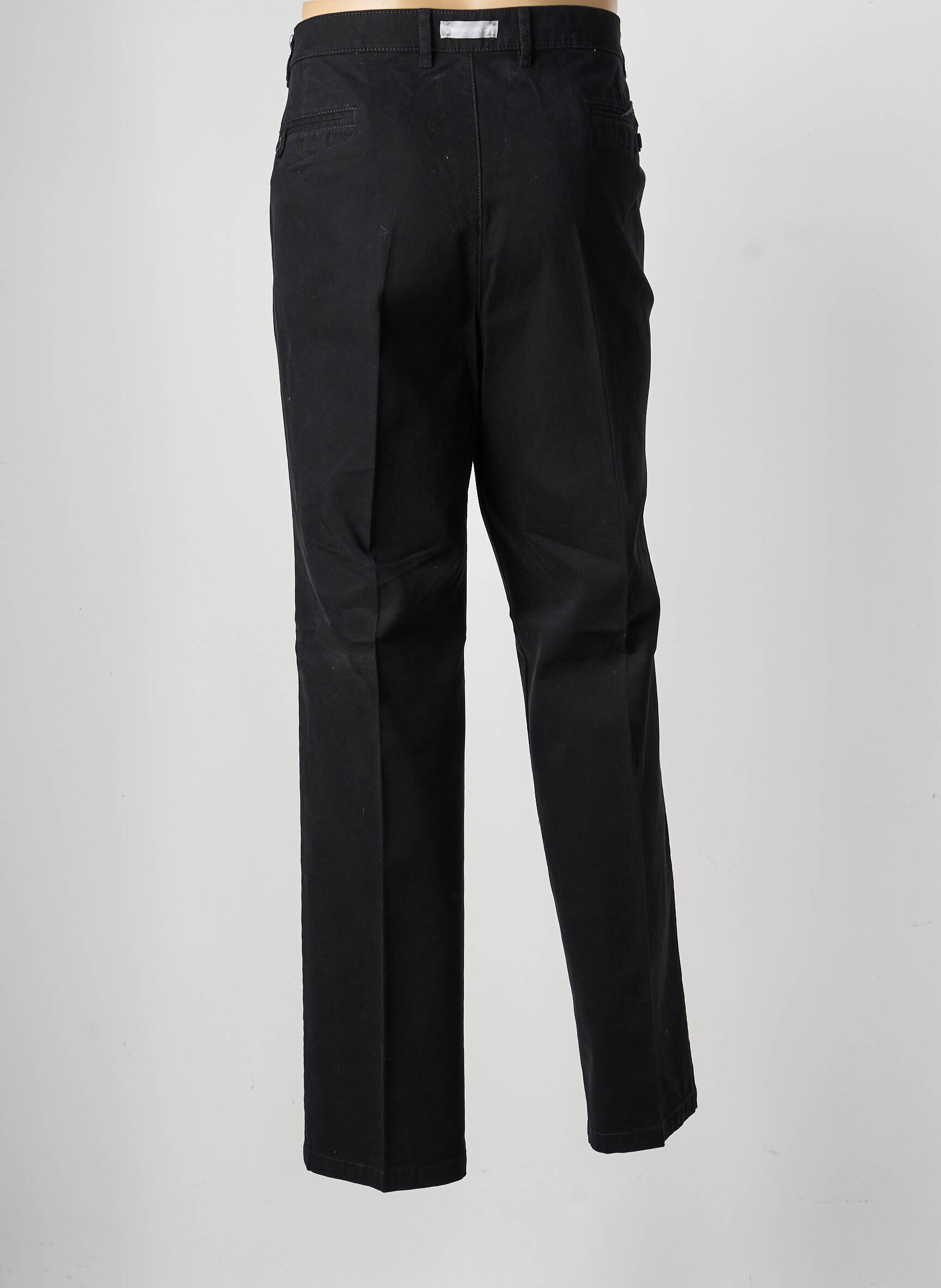 Pantalon chino poches taille normale noir SAINT HILAIRE homme