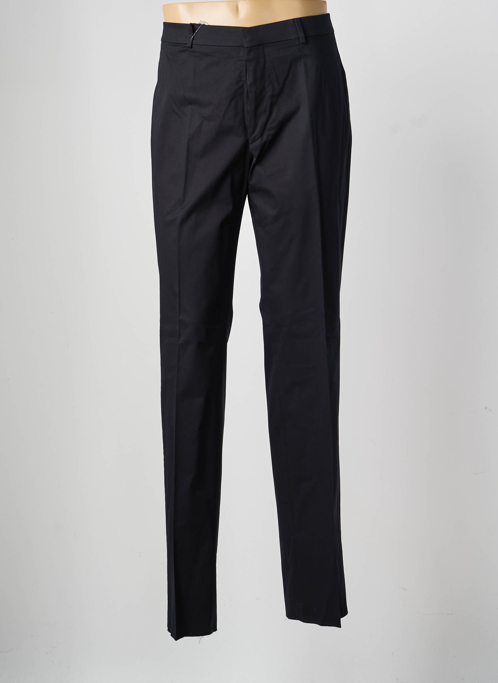 Pantalon droit tissage popeline taille normale noir SAINT HILAIRE homme