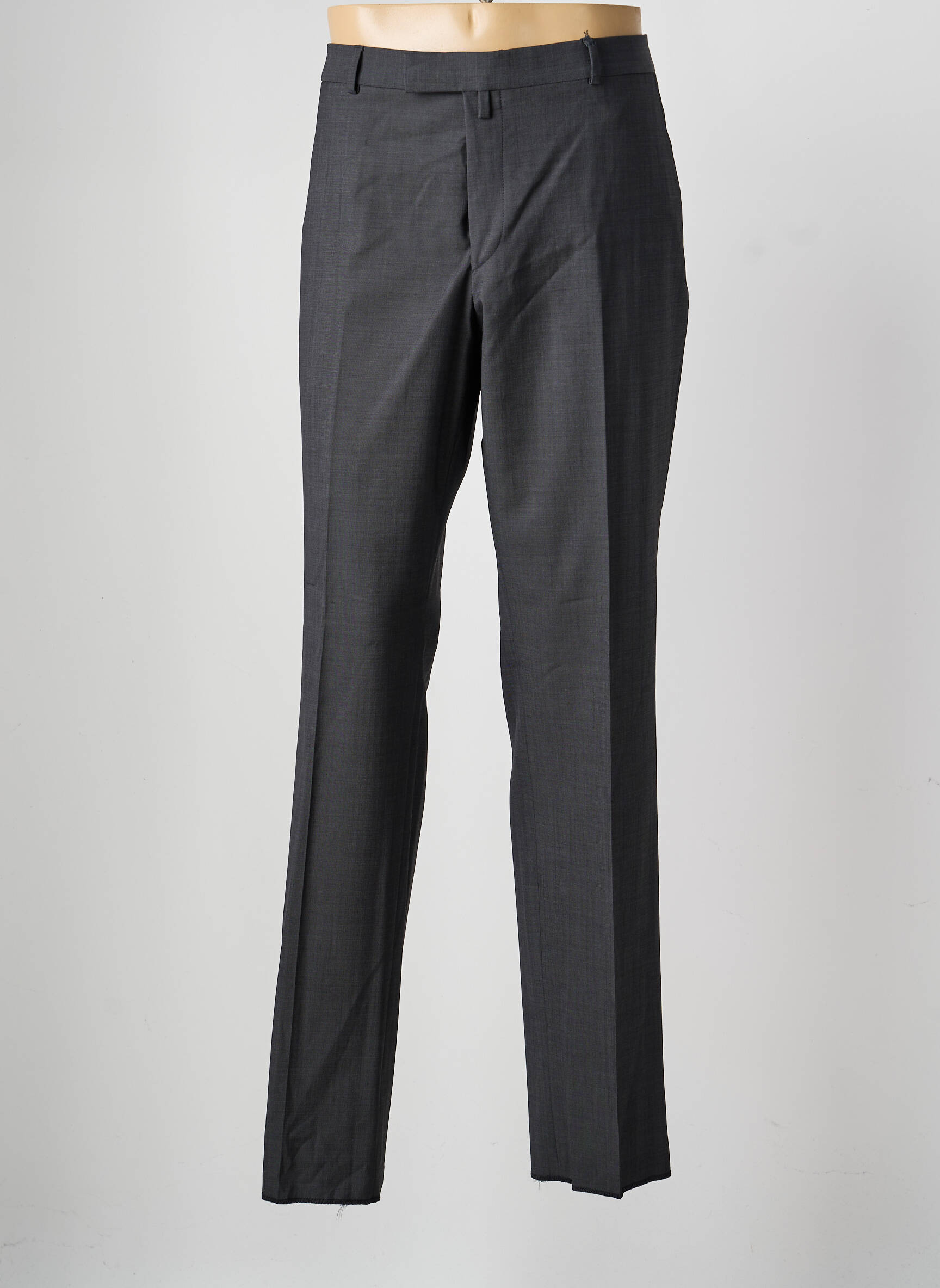 Pantalon droit tissage chiné taille normale gris SAINT HILAIRE homme