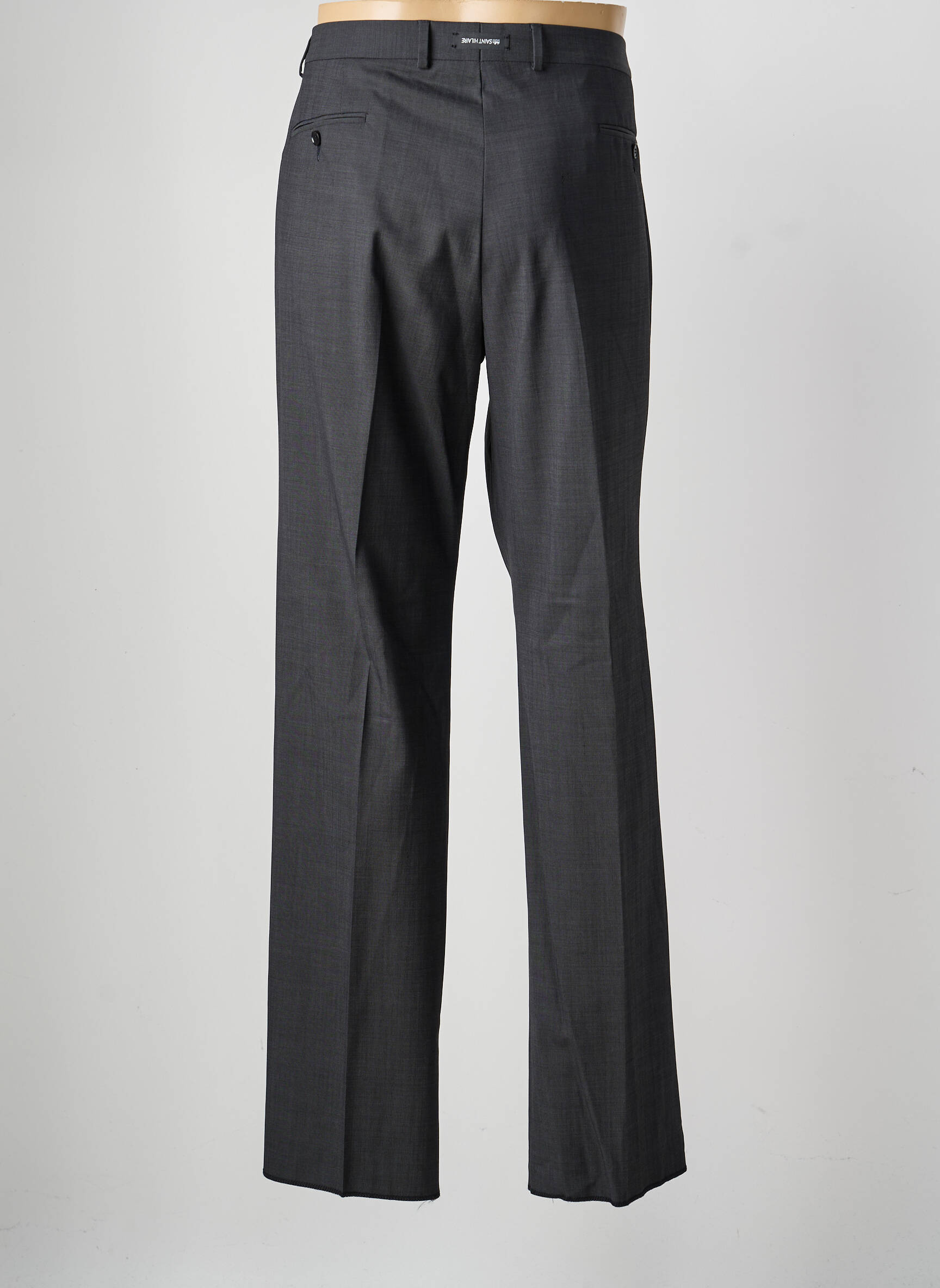Pantalon droit tissage chiné taille normale gris SAINT HILAIRE homme