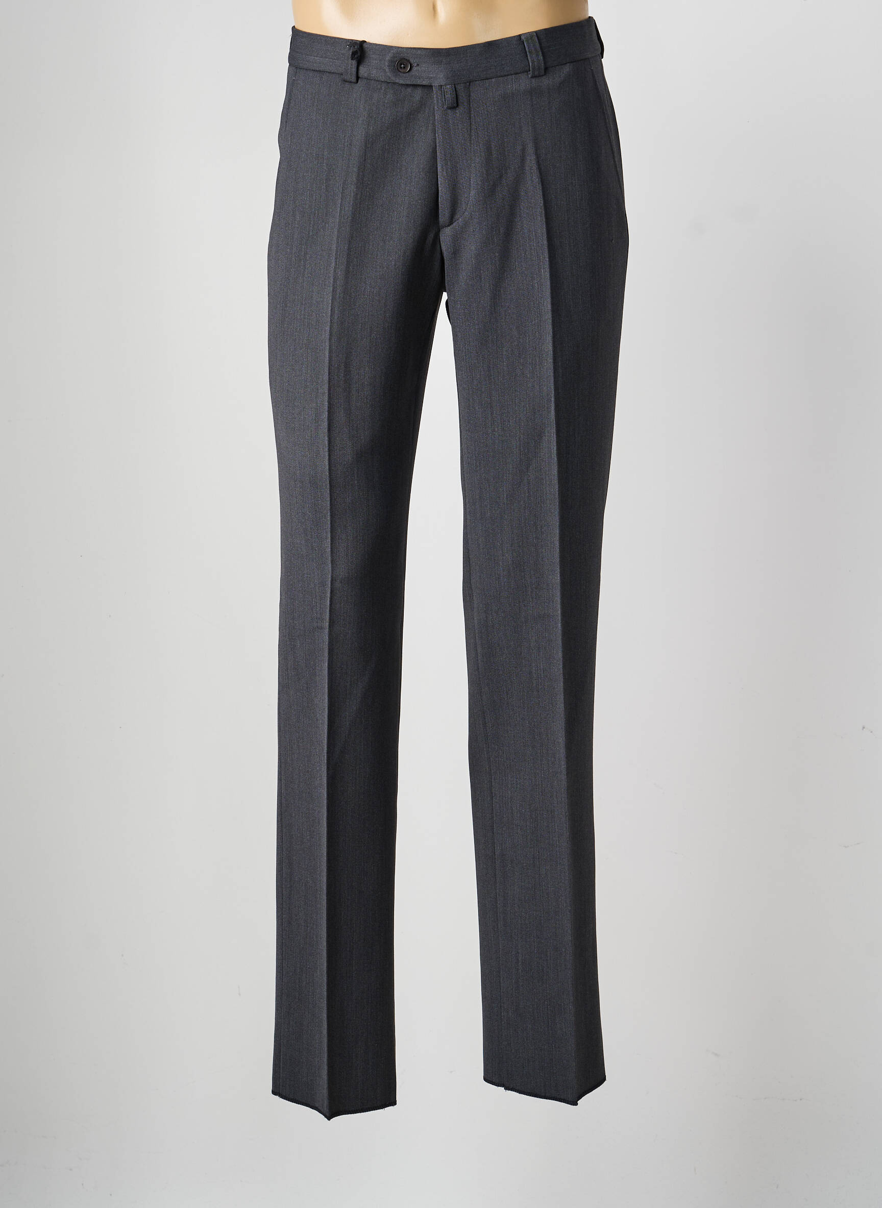 Pantalon droit tissage chiné taille normale gris SAINT HILAIRE homme