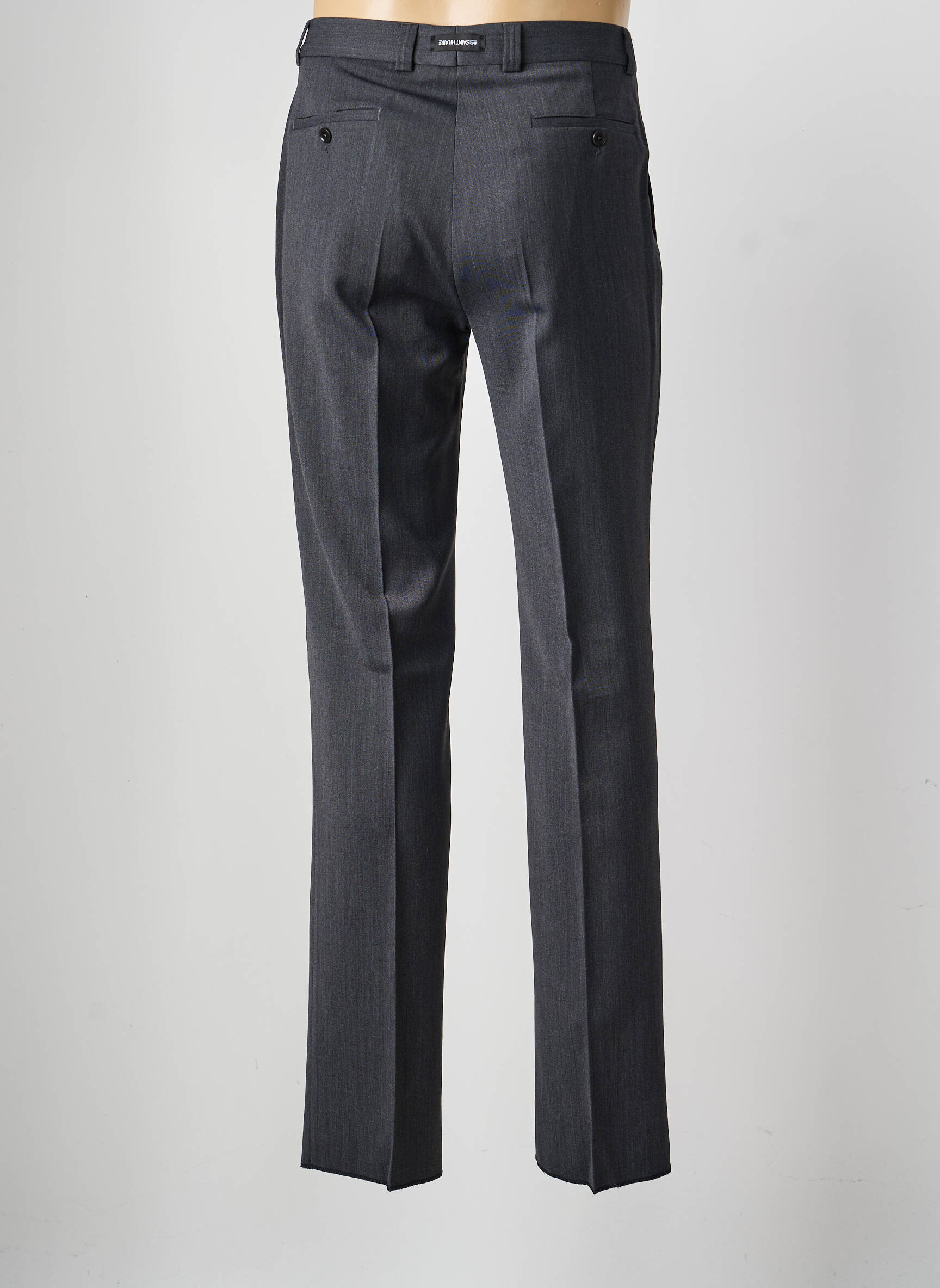 Pantalon droit tissage chiné taille normale gris SAINT HILAIRE homme