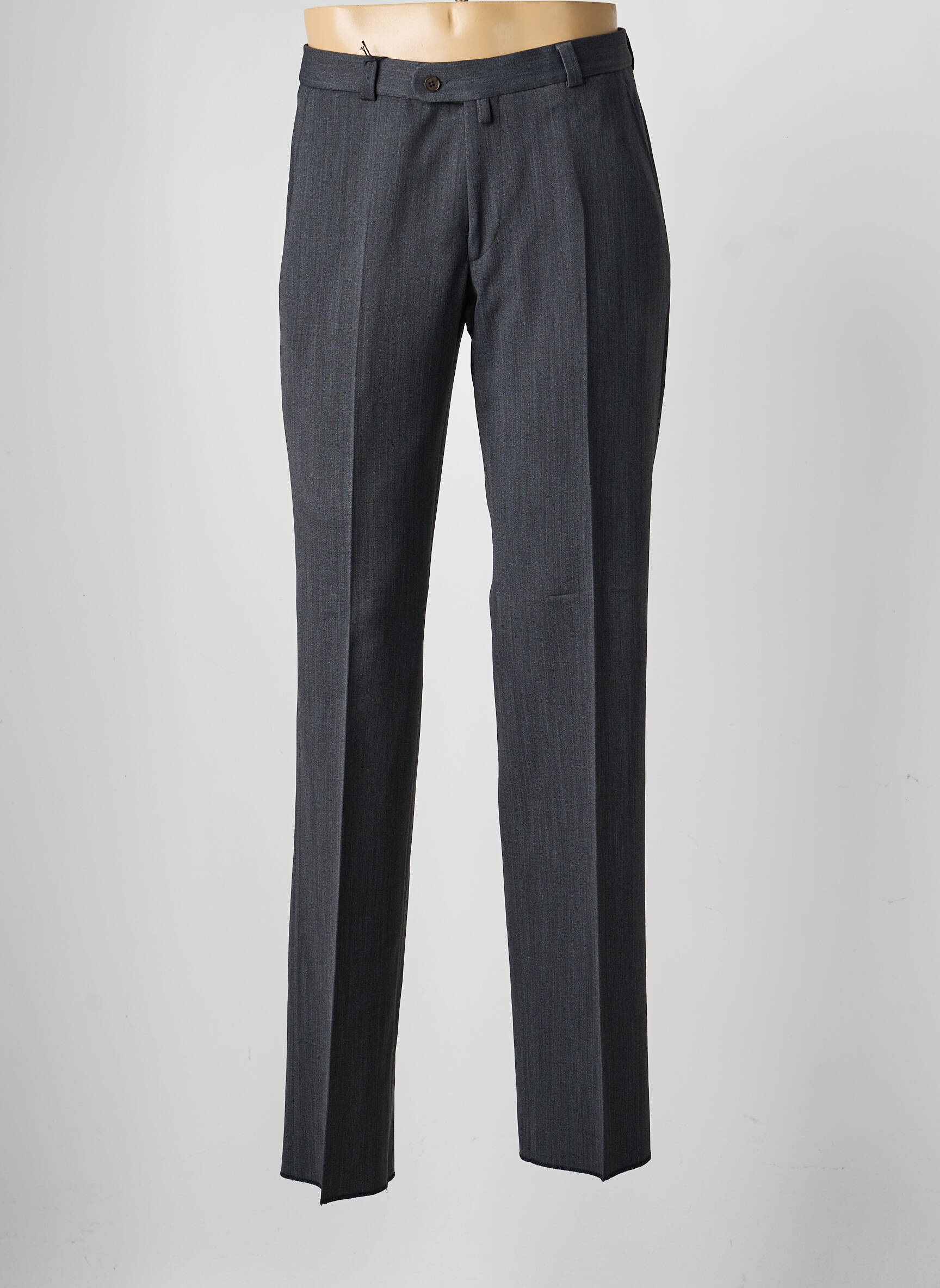 Pantalon droit tissage chiné taille normale gris SAINT HILAIRE homme
