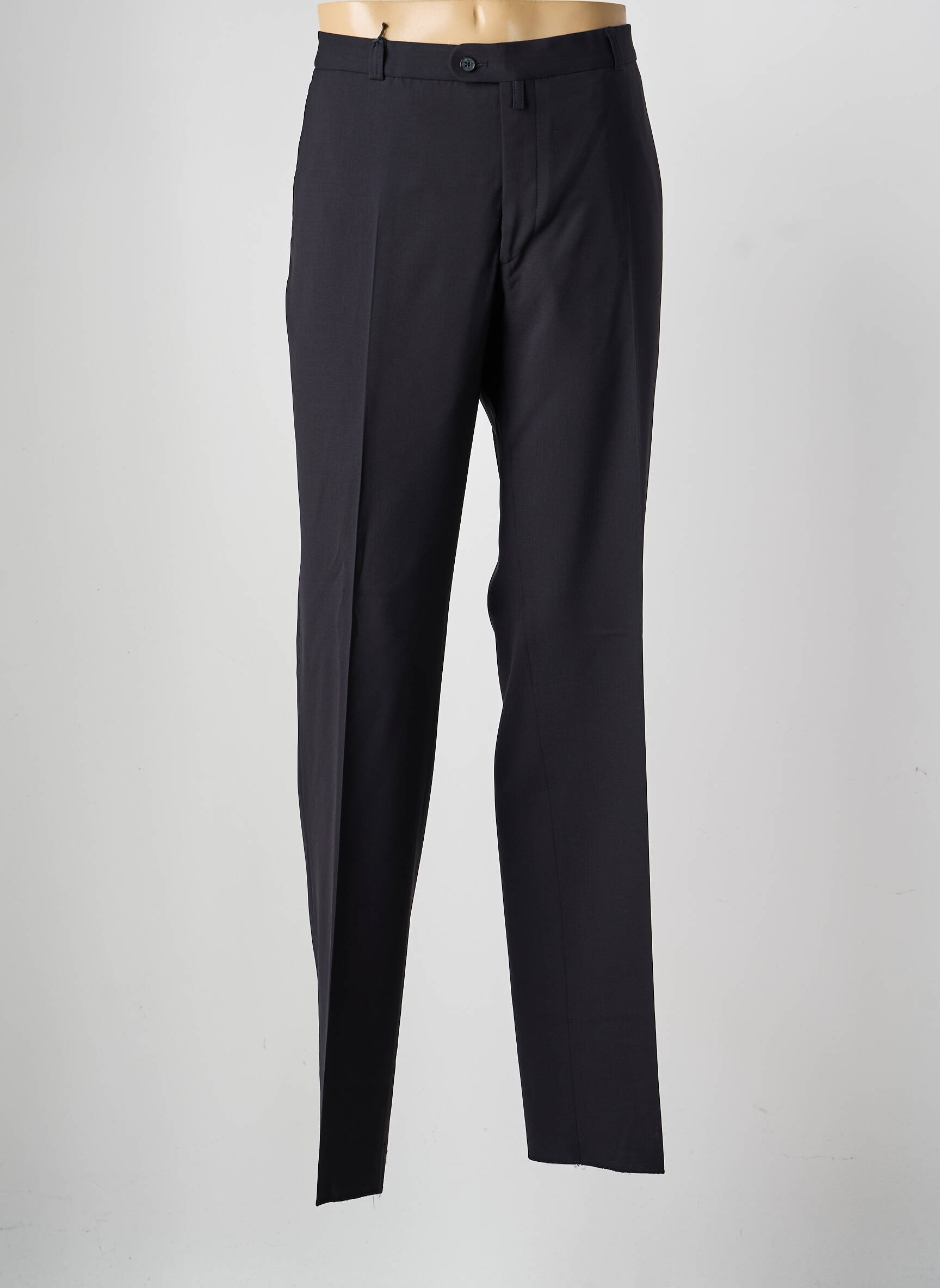 Pantalon droit tissage popeline taille normale noir SAINT HILAIRE homme