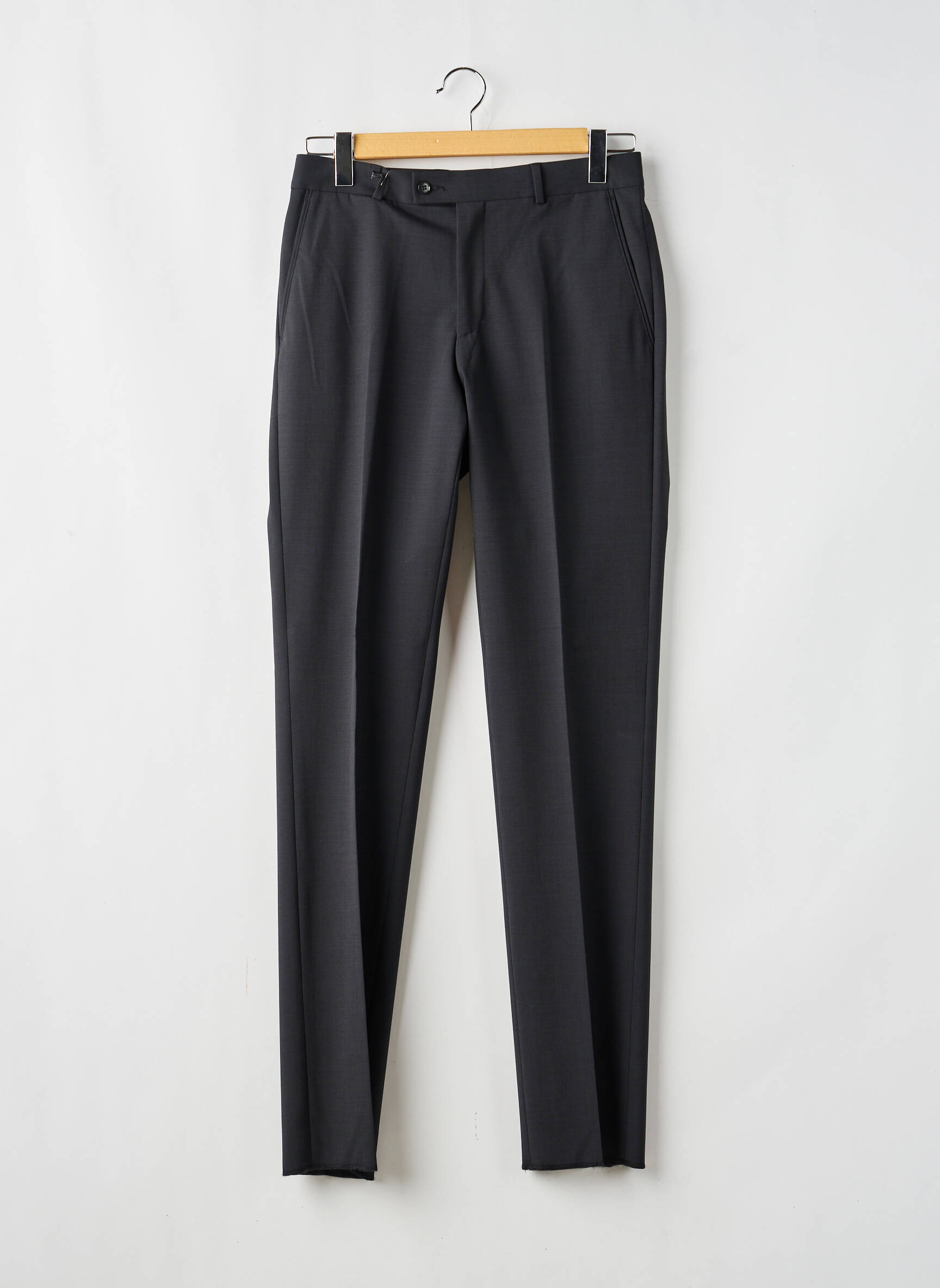 Pantalon droit tissage chiné taille normale gris SAINT HILAIRE homme