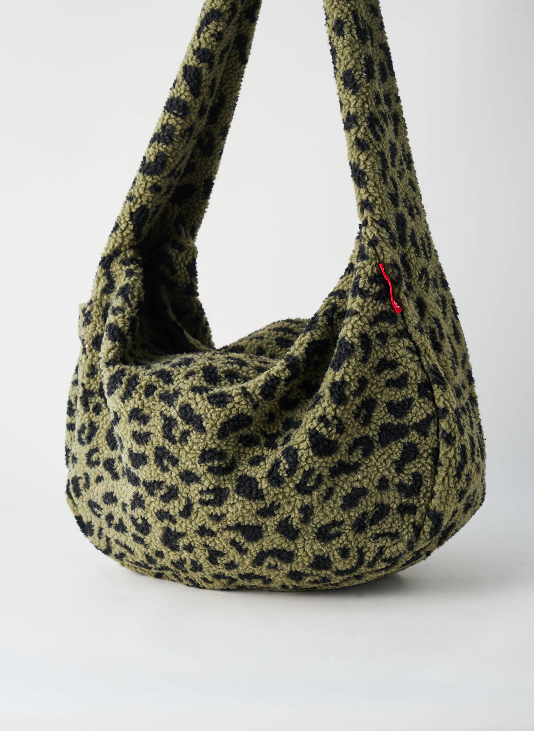 Sac fermeture zippée forme bourse vert REISENTHEL femme