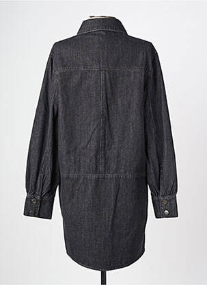 Robe courte manches longues manches longues noir SUNCOO femme