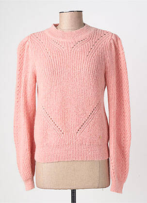 Pull stretch manches longues rose SUNCOO femme