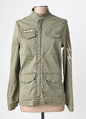 Veste casual coupe cintrée vert FIVE femme