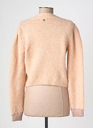 Gilet manches longues resserrée sur le bas rose LIU JO femme