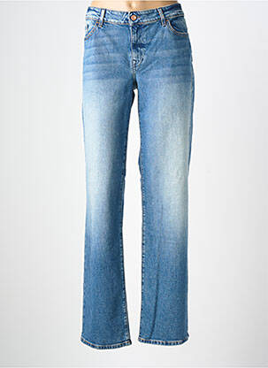 Jeans coupe droite stretch taille normale bleu SALSA femme