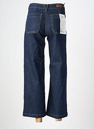 Jeans coupe large stretch taille haute bleu FIVE femme