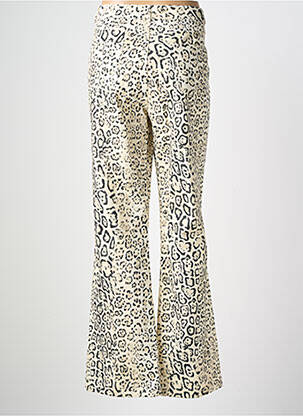 Pantalon flare taille normale taille normale beige EVA KAYAN femme