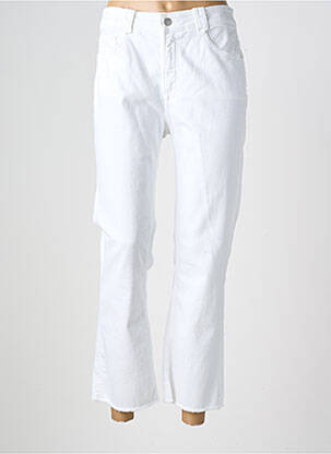 Jean coupe flare finition bord franc taille normale blanc SALSA femme