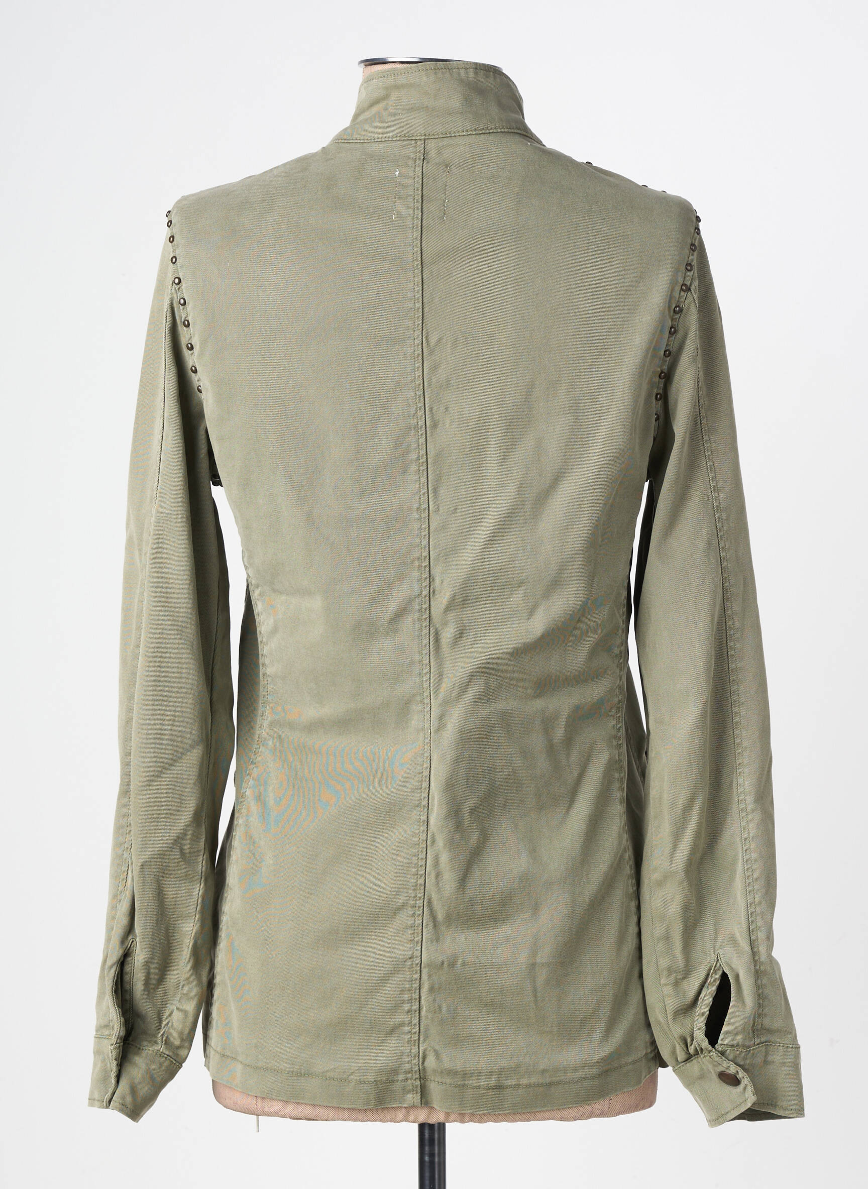 Veste casual coupe cintrée vert FIVE femme