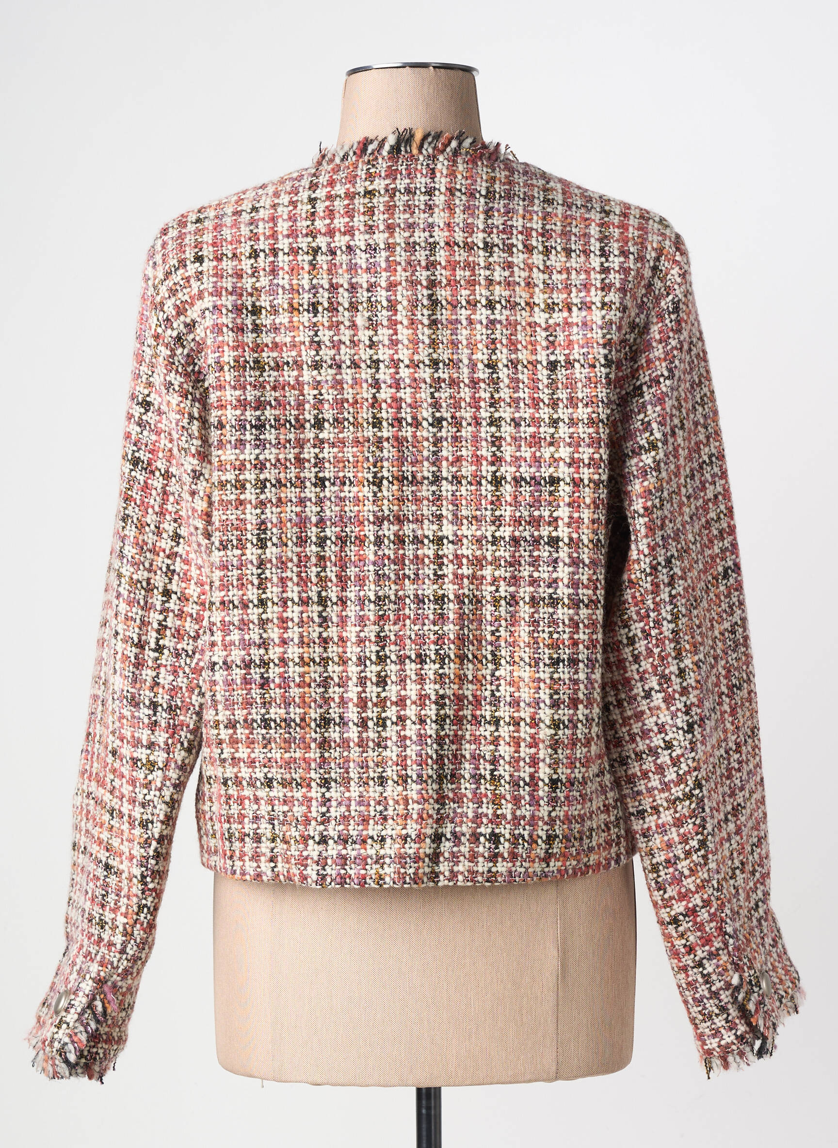 Veste chic poches rouge SUNCOO femme