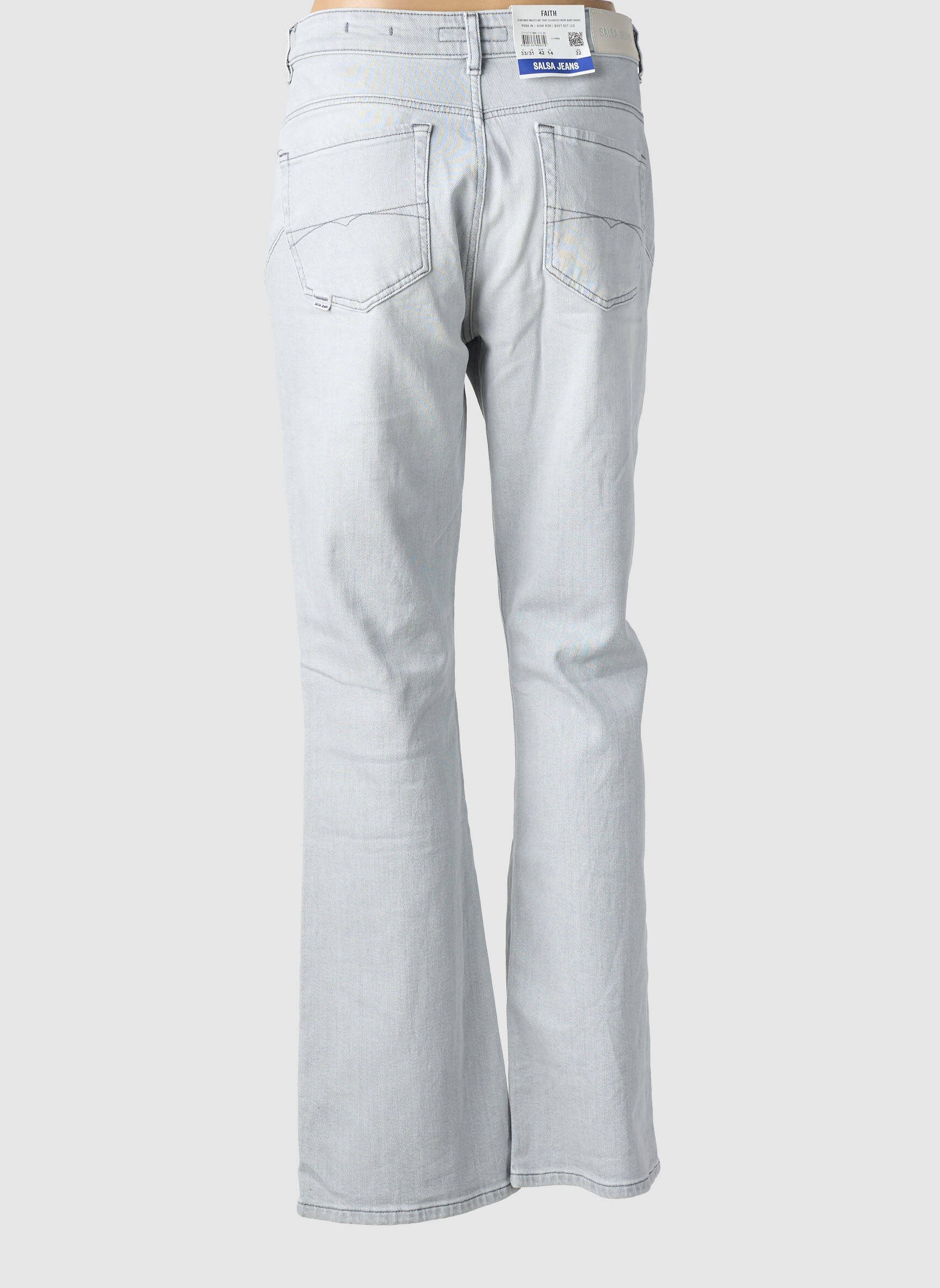 Jeans bootcut taille normale taille normale gris SALSA femme