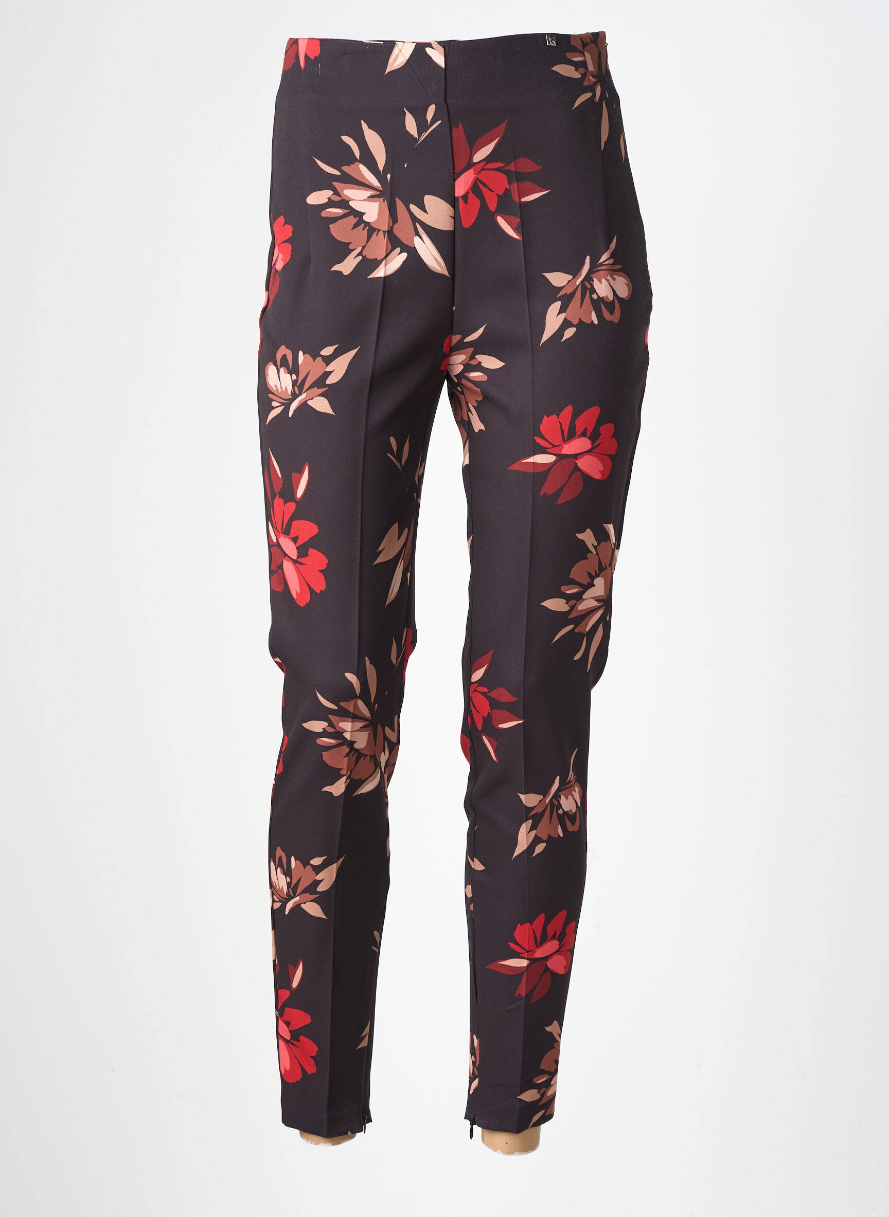 Pantalon slim taille haute taille haute noir KOCCA femme