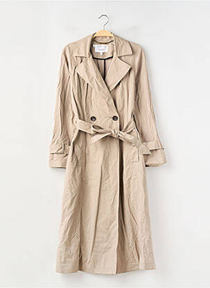 Trench tissage popeline sans capuche beige HOBBS femme