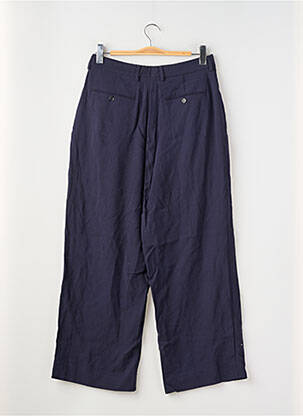 Pantalon large poches taille haute bleu AMI ALEXANDRE MATTIUSSI homme