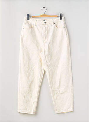 Jeans boyfriend taille haute taille haute beige LA REDOUTE femme