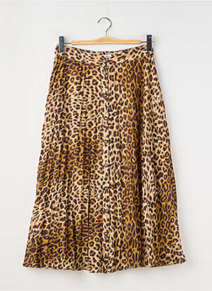 Jupe longue taille haute beige & OTHER STORIES femme