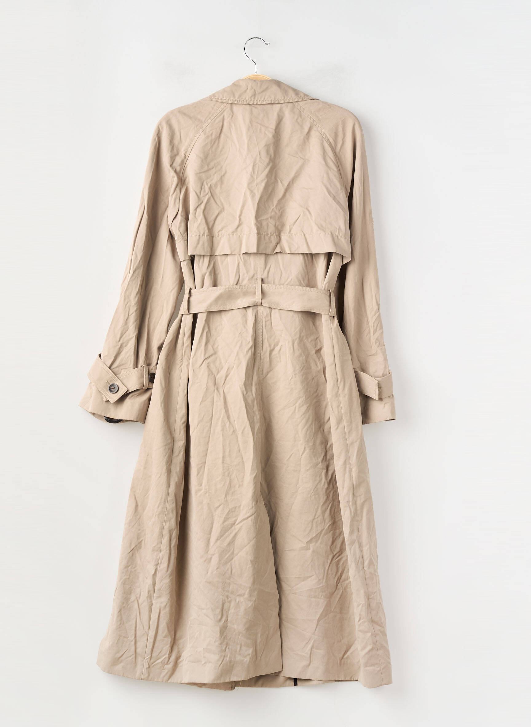Trench tissage popeline sans capuche beige HOBBS femme
