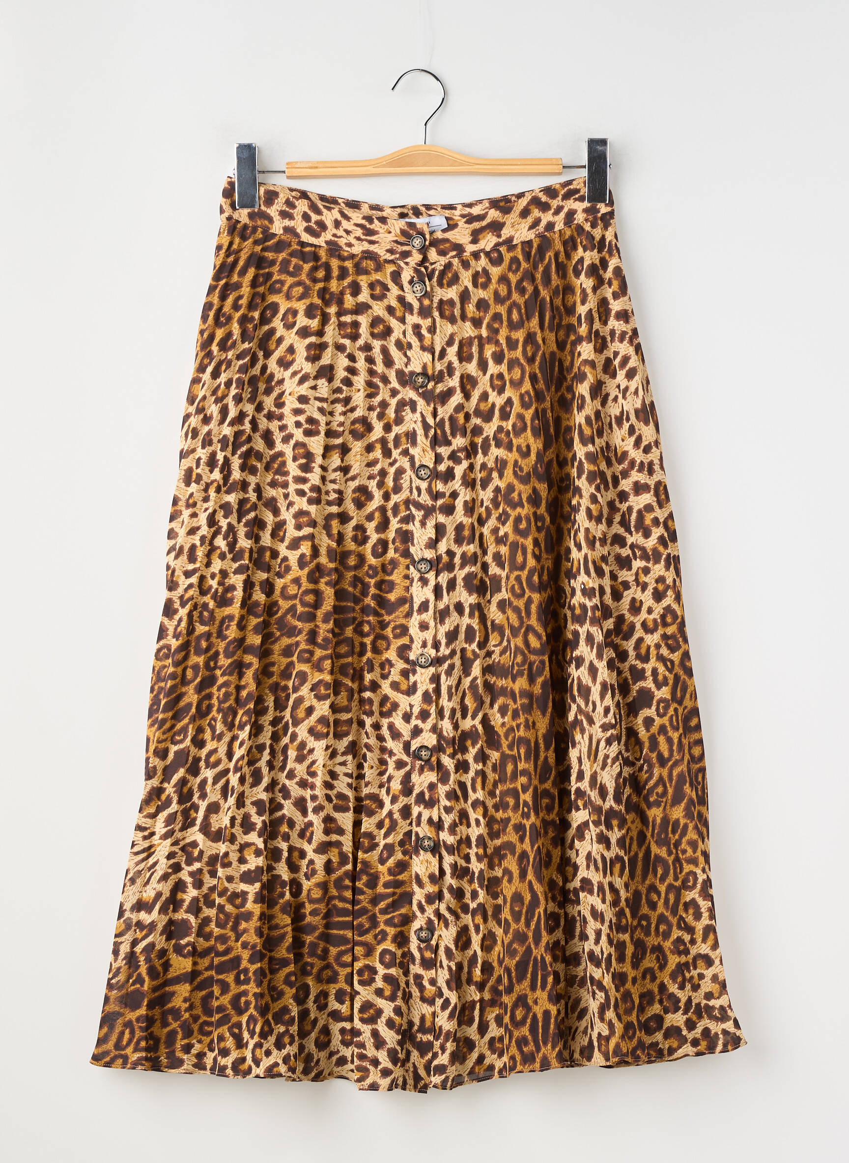 Jupe longue taille haute beige & OTHER STORIES femme