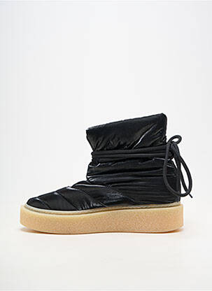 Bottines/boots matière lisse talon plat jusqu'à 3cm noir SEMERDJIAN femme