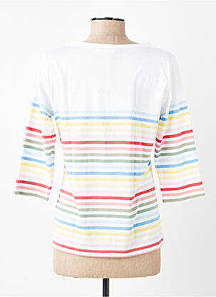 T-shirt manches 3/4 manches 3/4 blanc ARMOR LUX femme