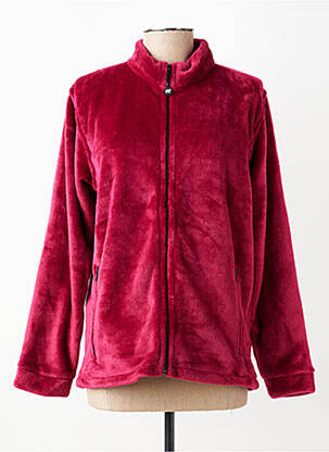 Polaire poches rouge J.MOURA femme