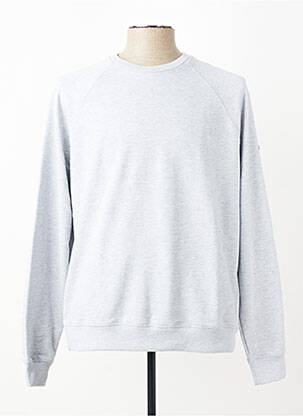 Sweat-shirt stretch manches longues gris SAINT JAMES homme