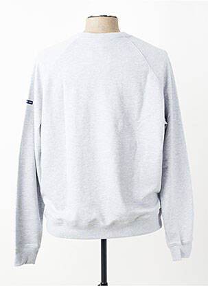 Sweat-shirt stretch manches longues gris SAINT JAMES homme