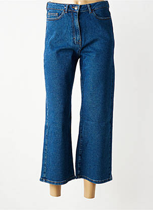 Jeans coupe droite taille haute taille haute bleu SAINT JAMES femme