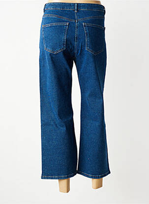 Jeans coupe droite taille haute taille haute bleu SAINT JAMES femme