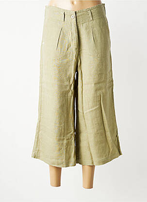 Pantacourt taille haute taille haute vert SAINT JAMES femme
