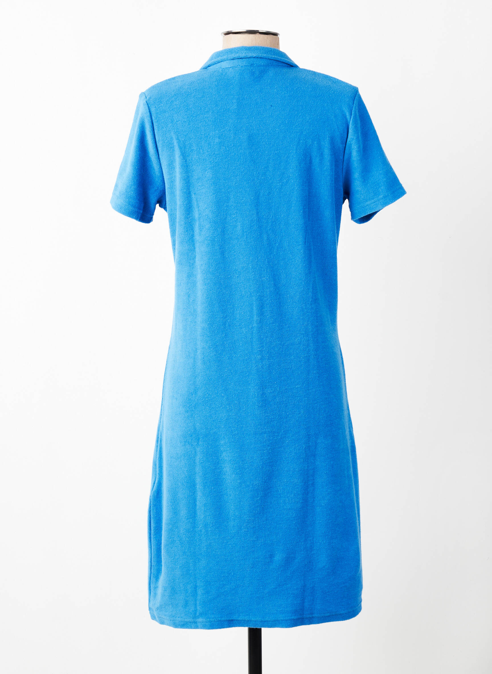 Robe mi-longue manches courtes manches courtes bleu DEAUVILLE & ARMOR-LUX femme