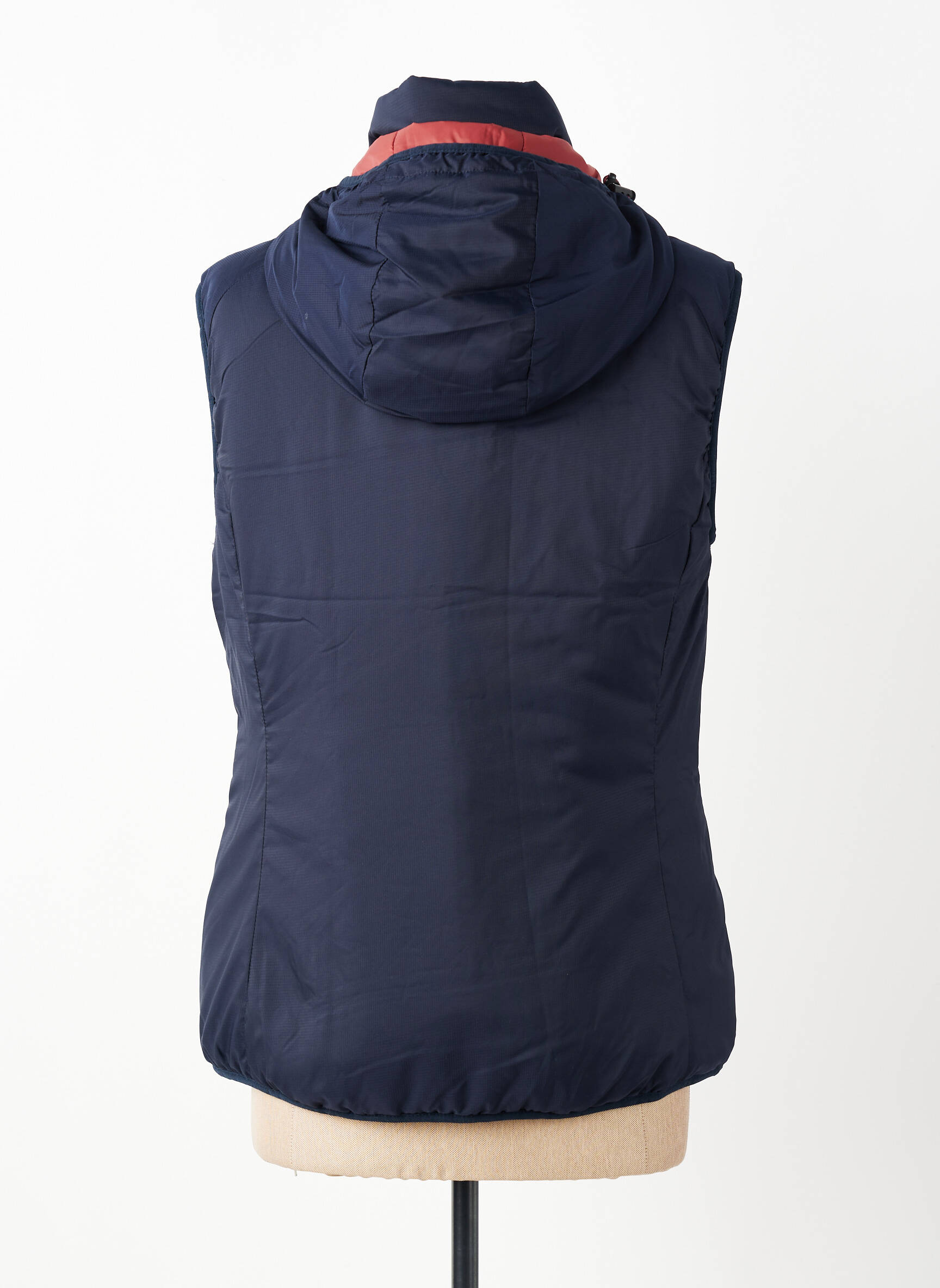 Doudoune poches a capuche bleu BERMUDES femme