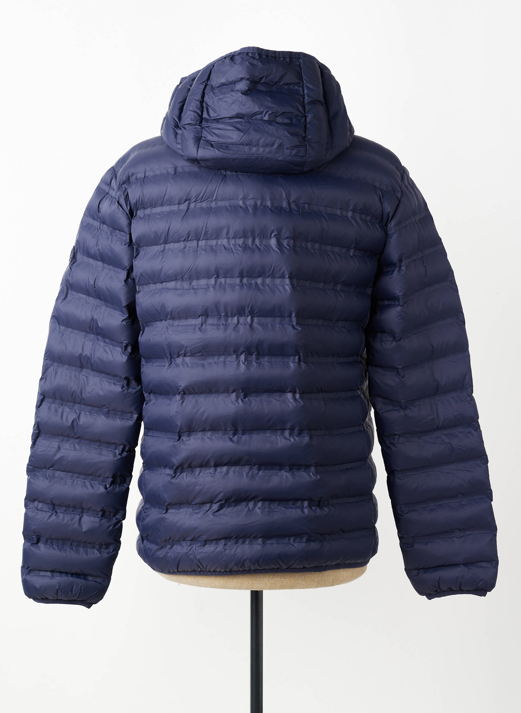 Doudoune manches longues a capuche bleu BERMUDES homme
