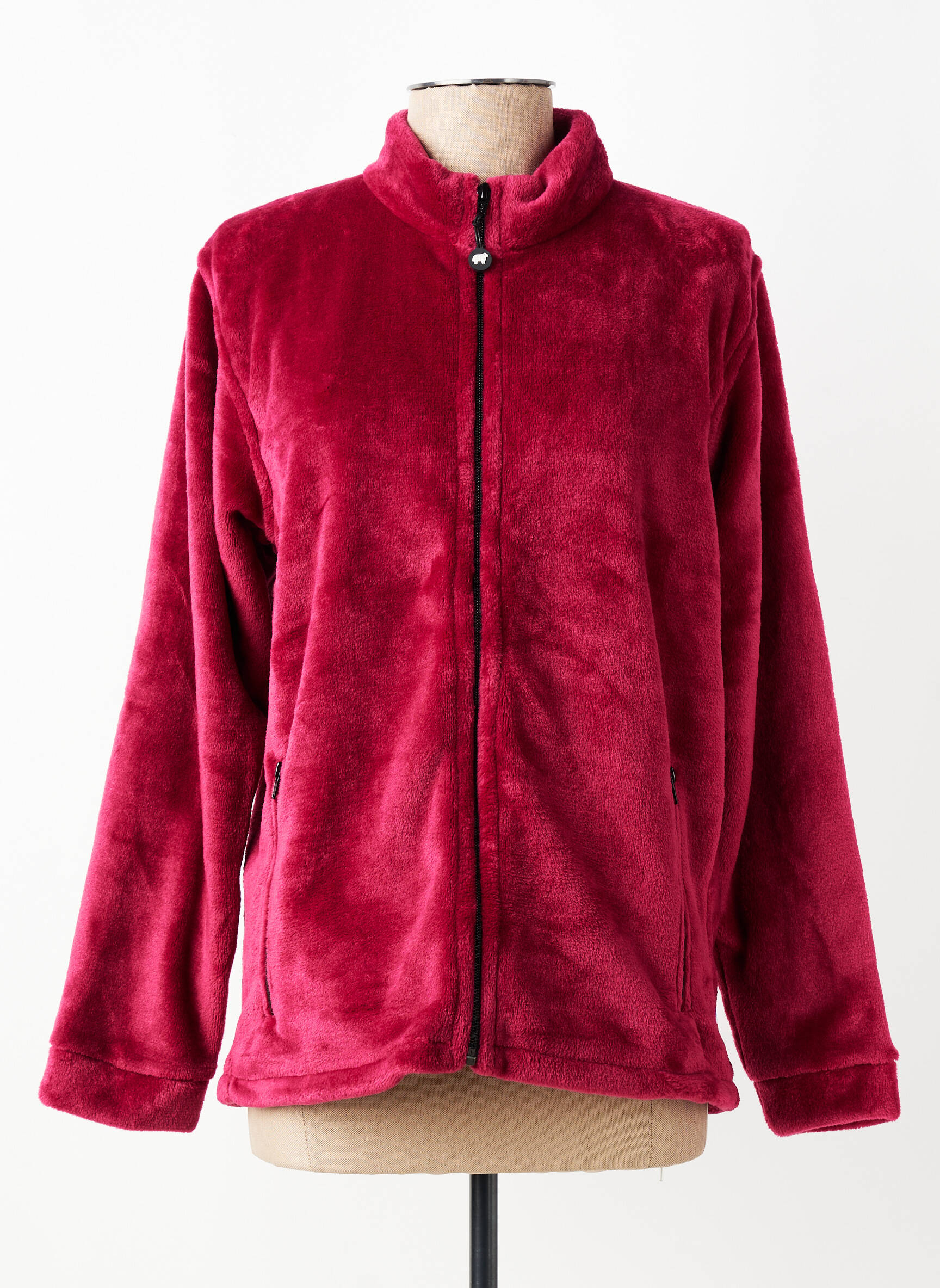 Polaire poches rouge J.MOURA femme