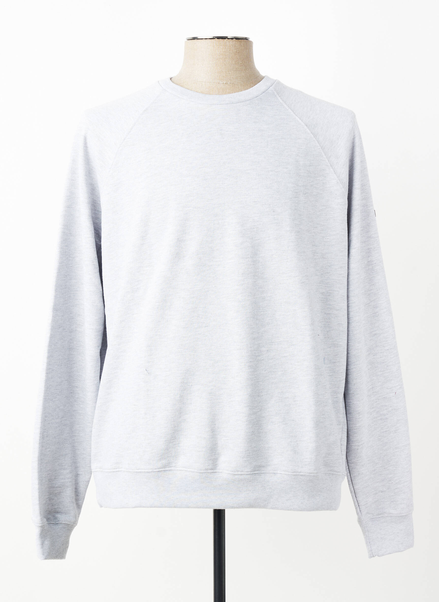 Sweat-shirt stretch manches longues gris SAINT JAMES homme