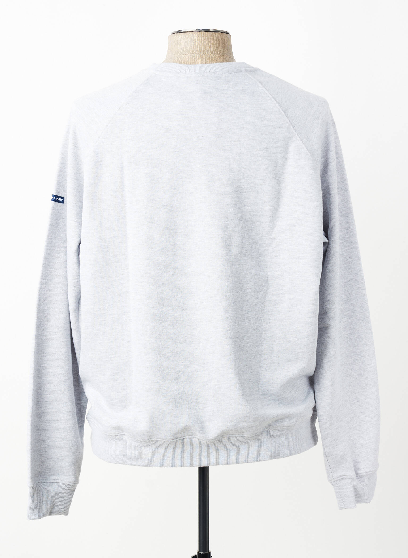 Sweat-shirt stretch manches longues gris SAINT JAMES homme