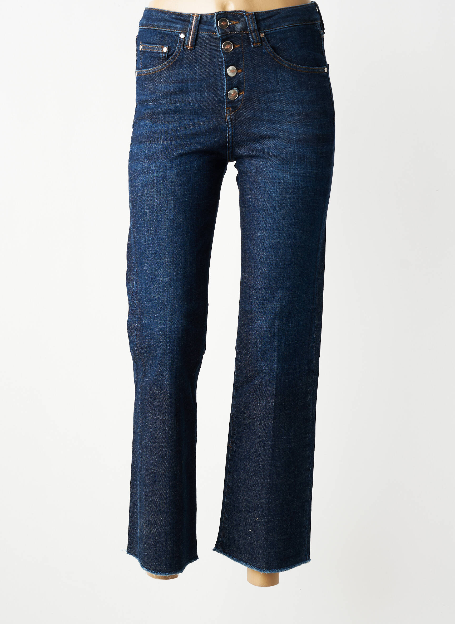 Jeans bootcut taille haute taille haute bleu ISLOW femme