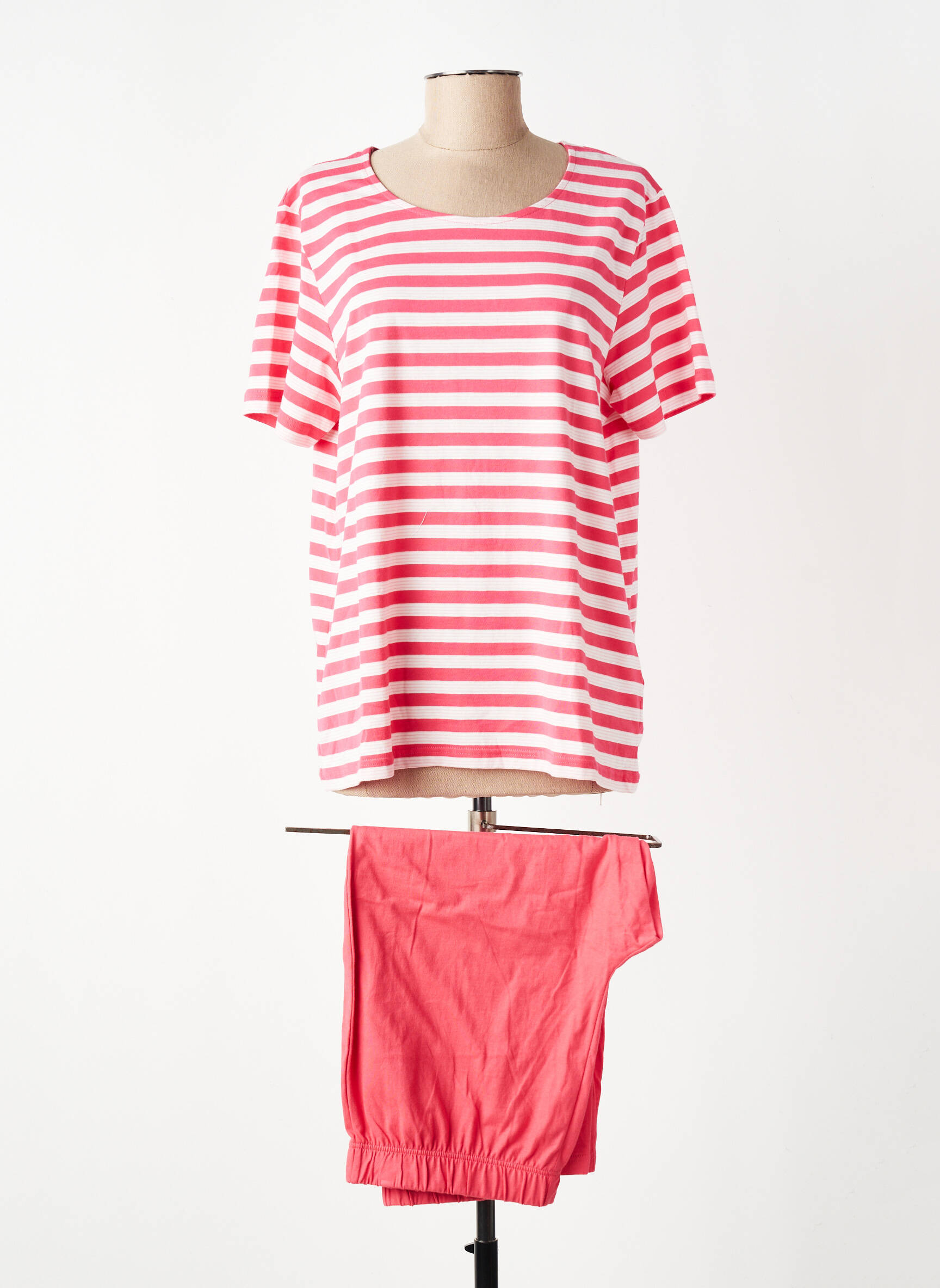 Pyjama manches courtes rouge ARMOR LUX femme