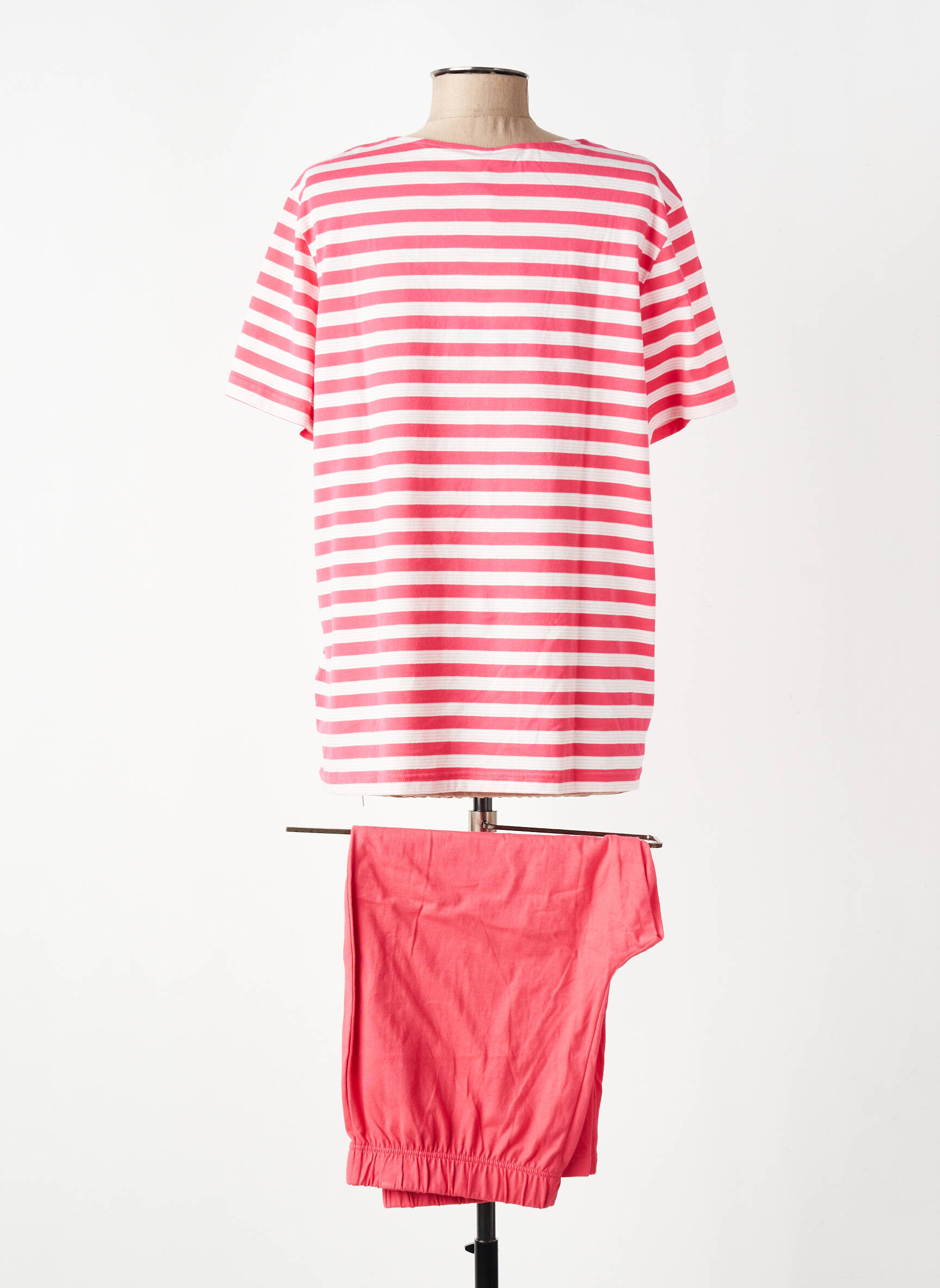 Pyjama manches courtes rouge ARMOR LUX femme