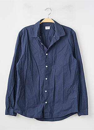 Chemise manches longues coupe cintrée bleu CELIO homme